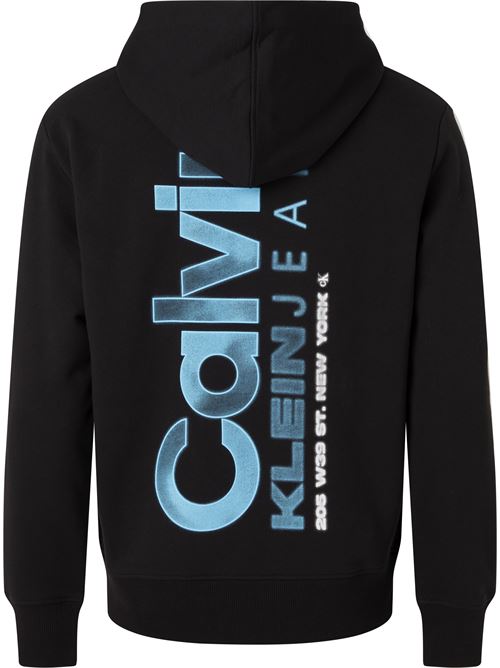 felpa CALVIN KLEIN | J30J324219BEH NERO